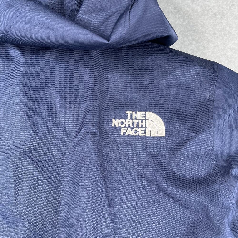 The North Face Jacket Youth XS Size 6 Navy Blue Hooded Warm Full Zip - Picture 16 of 16